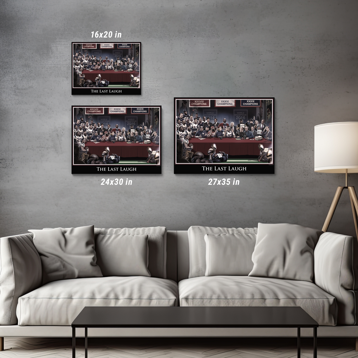 The Last Laugh Wall Print