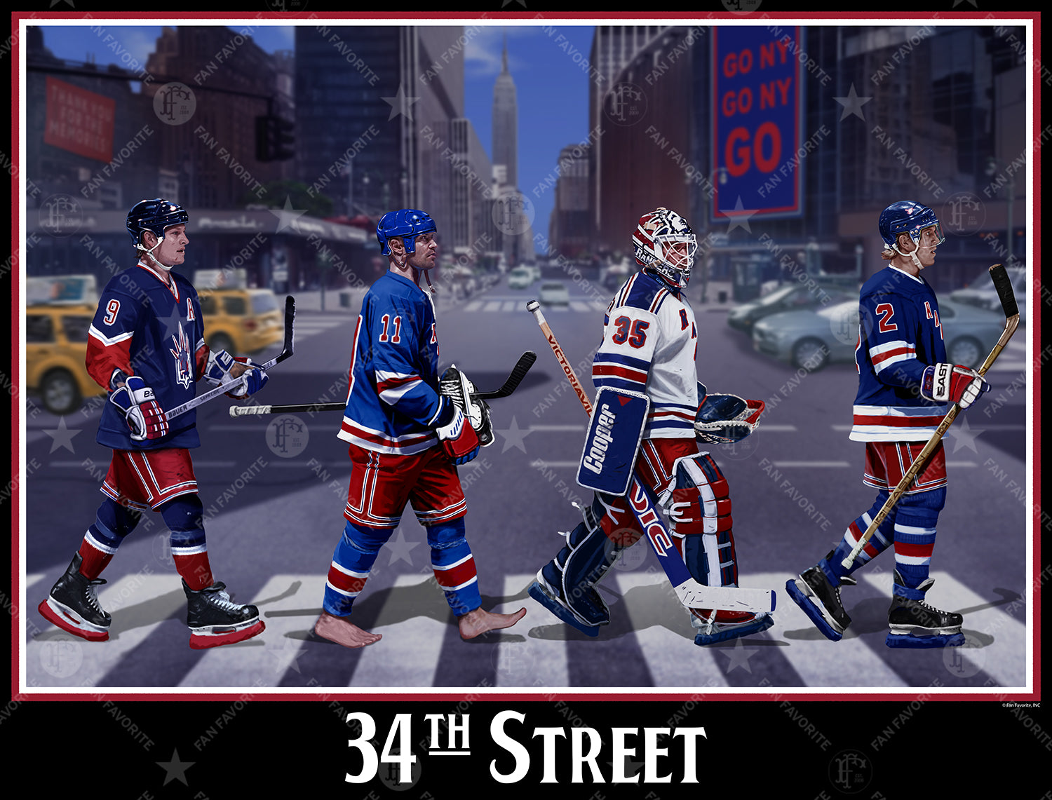 NHL Posters - New York Rangers