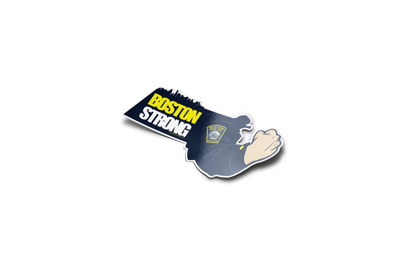 Boston Strong Police Sticker