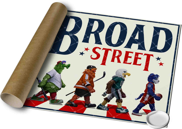 Broad Street Wall Print