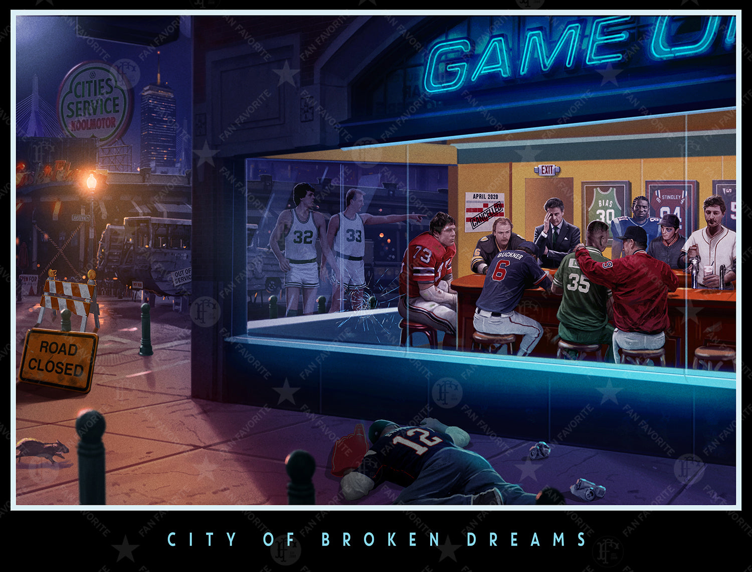 Boulevard Of Broken Teams Wall Print