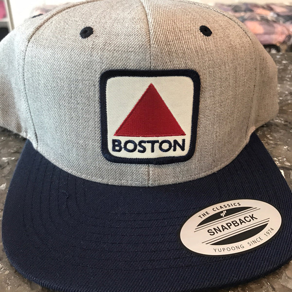 Boston Landmark Grey/Navy Brim Snapback