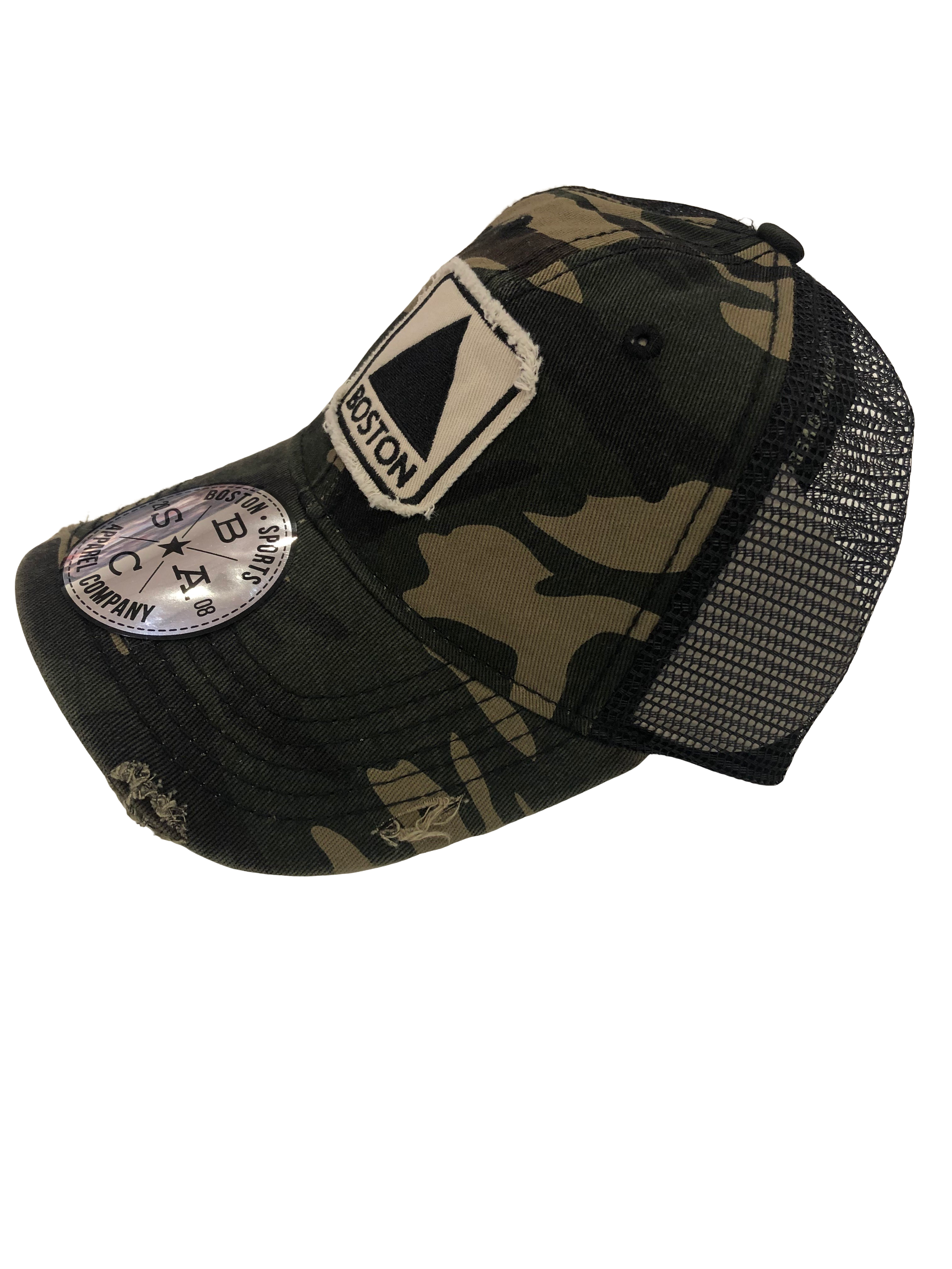 Boston Landmark Classic Camouflage Trucker Hat