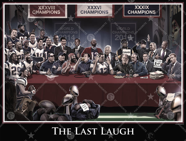 The Last Laugh Wall Print