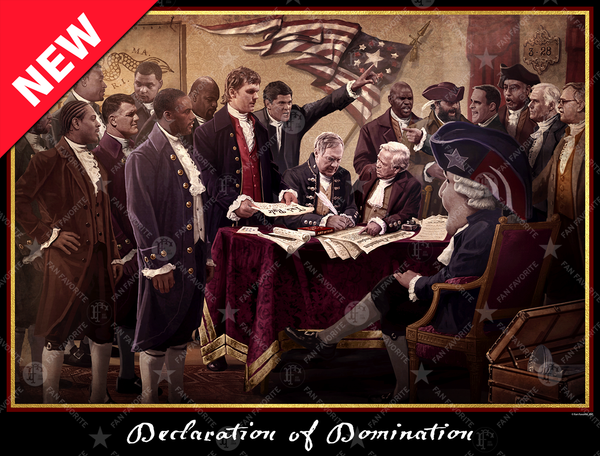 Declaration Of Domination Wall Print