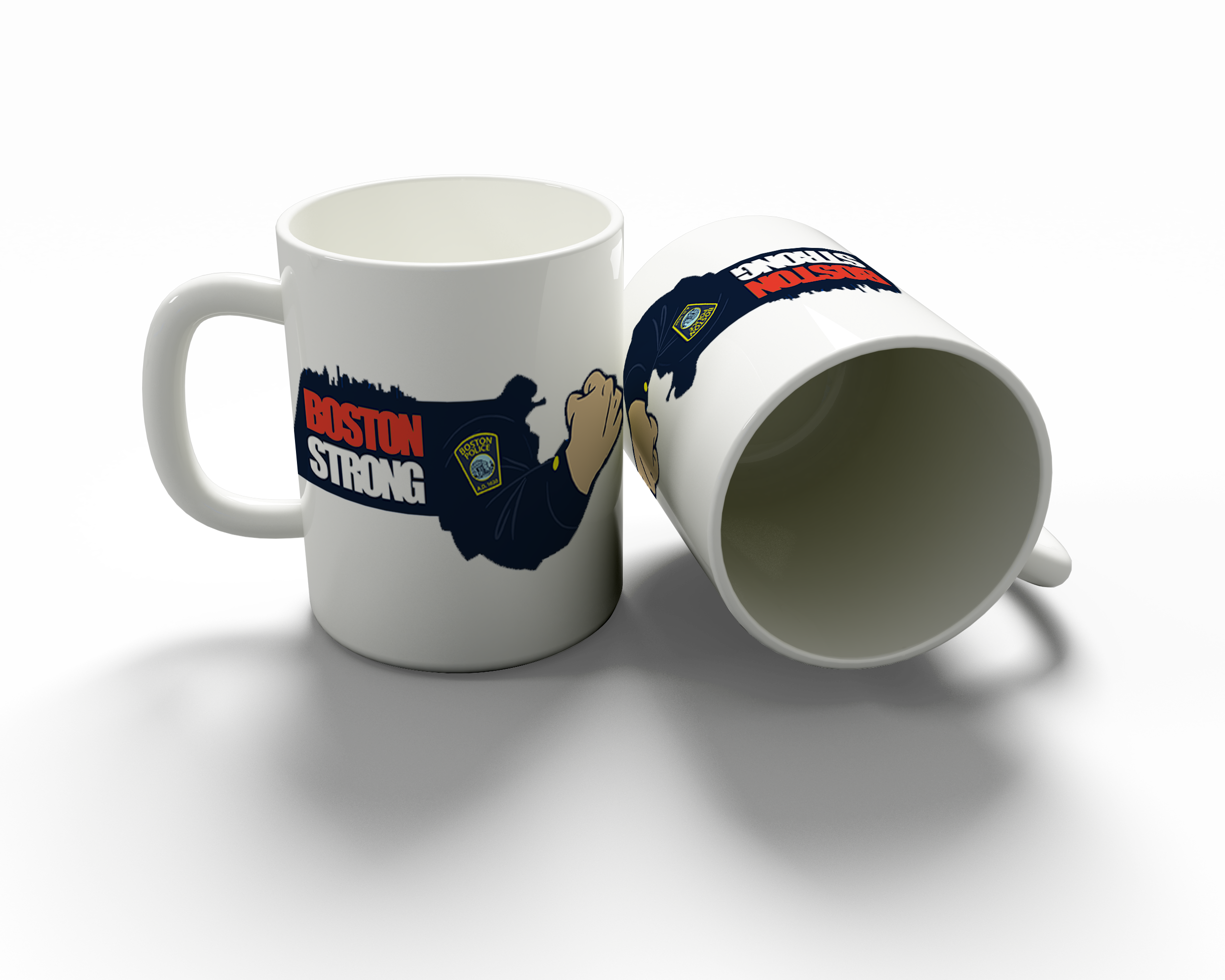 Boston Strong Police Mug