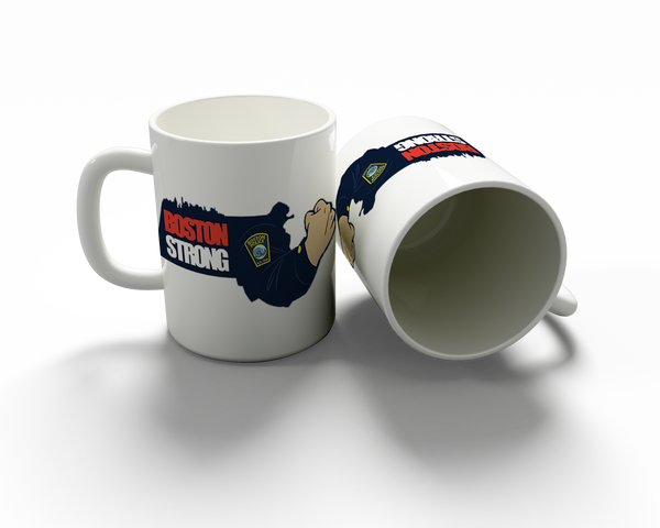 Boston Strong Police Mug