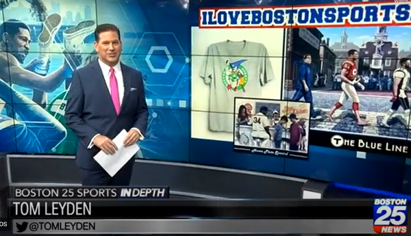 I Love Boston Sports featured on Boston 25 News!