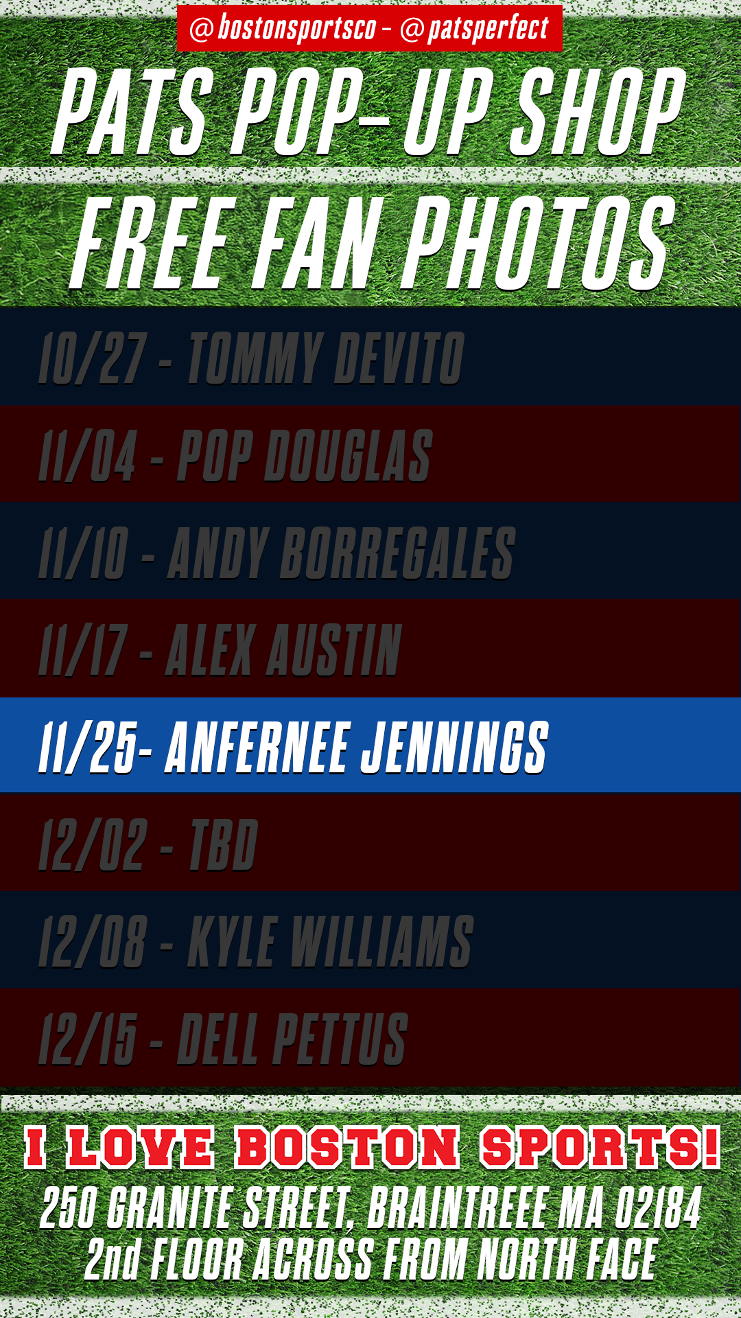 POP UP SHOP feat. Anfernee Jennings