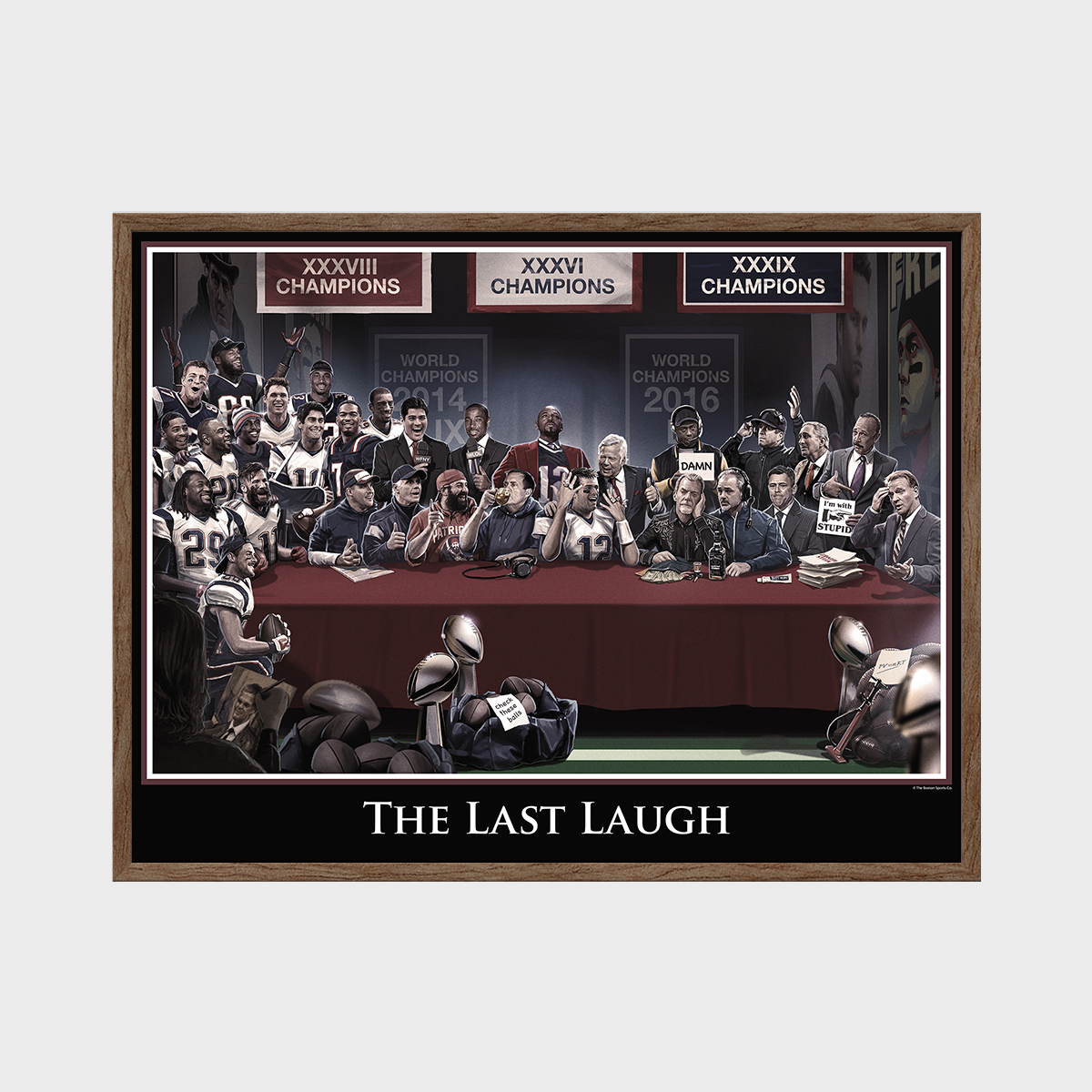 The Last Laugh Wall Print