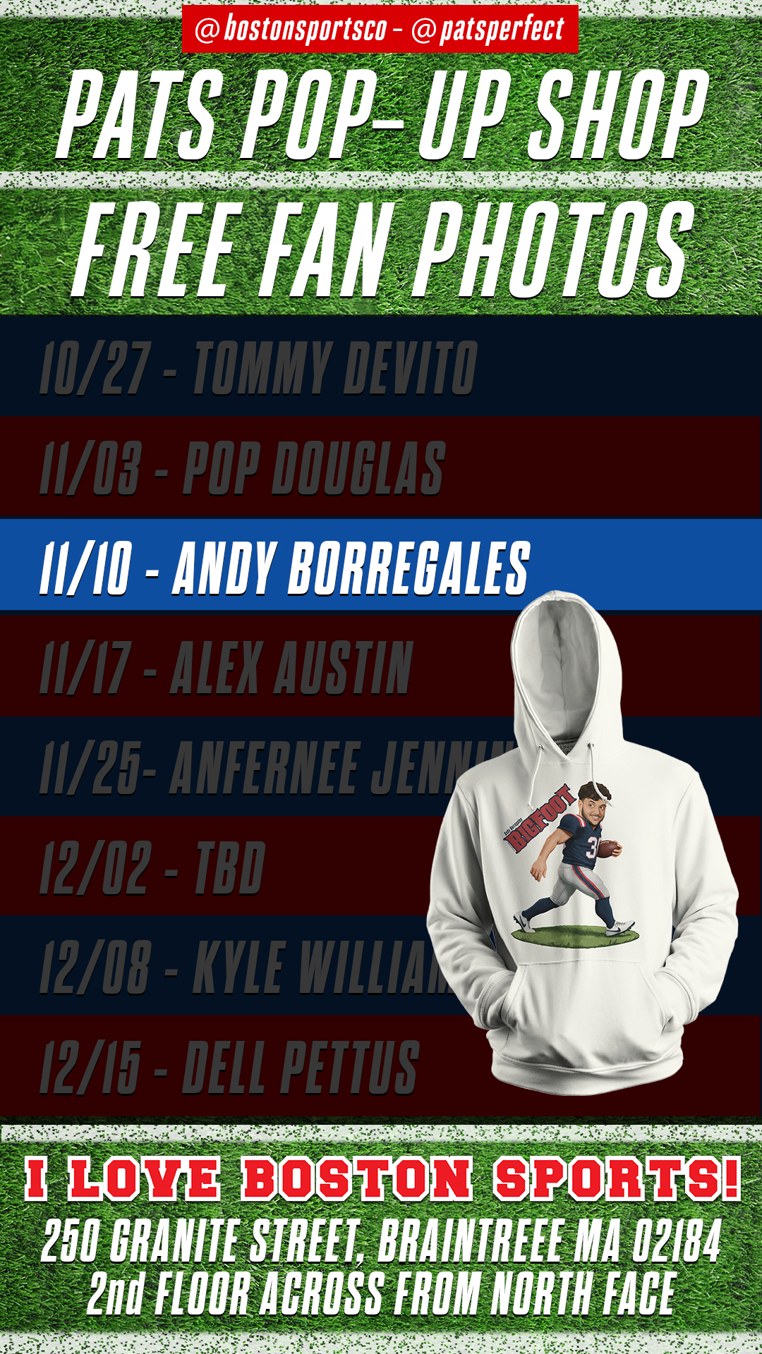 POP UP SHOP feat. Andy Borregales