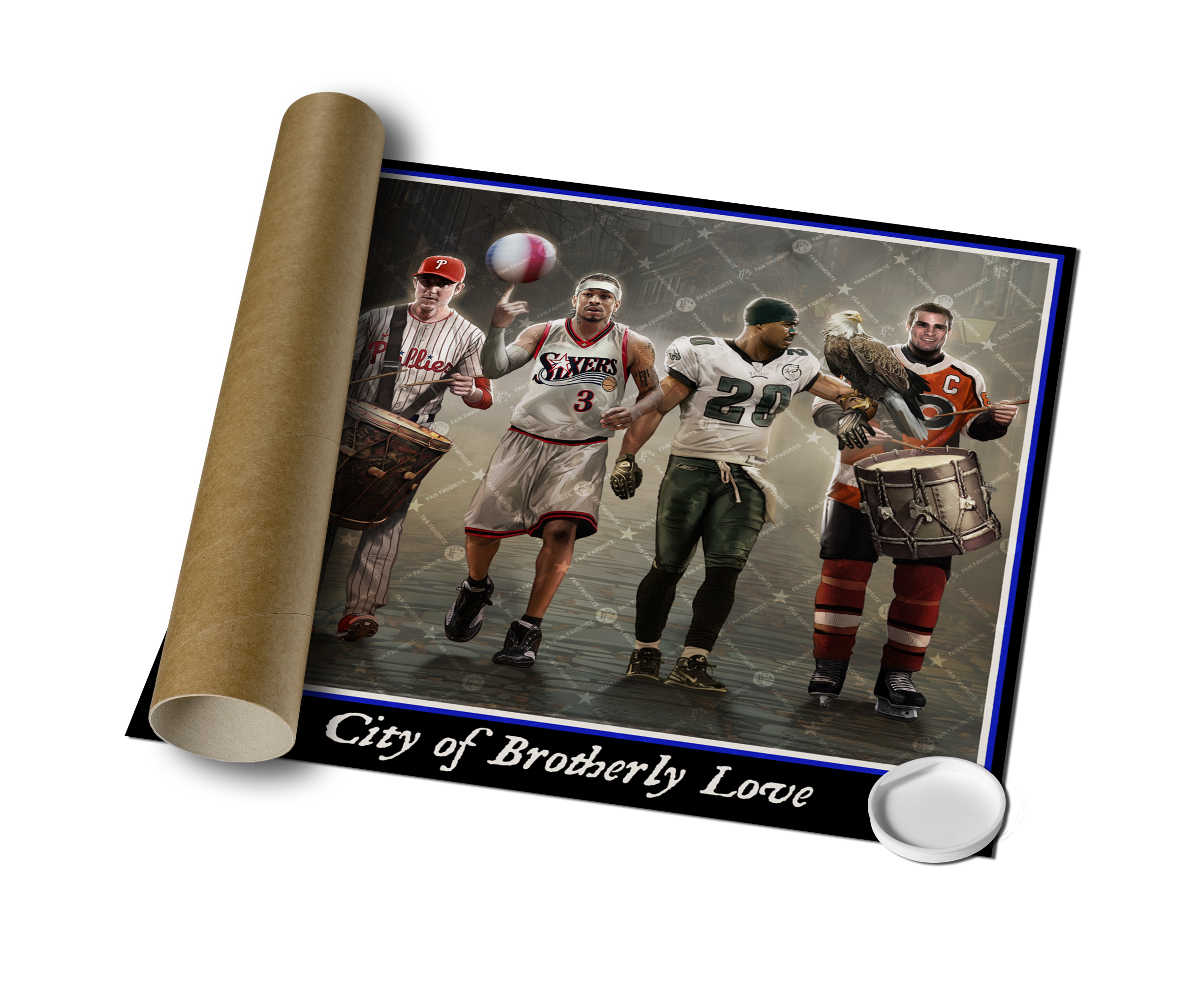 City of Brotherly Love (1995 - 2005) Wall Print