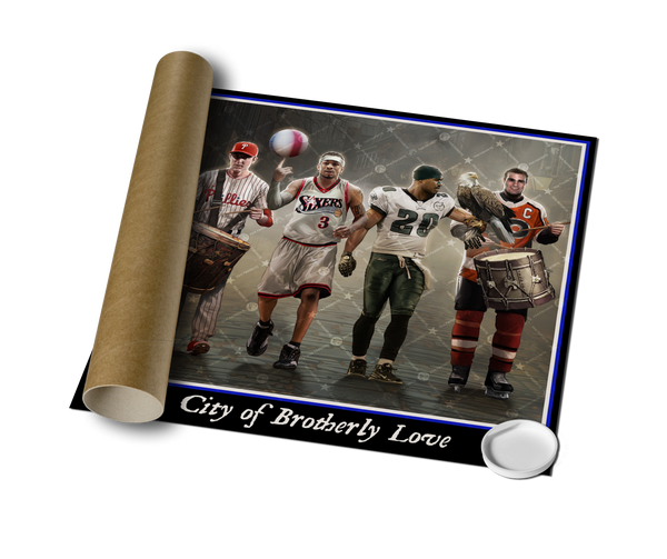 City of Brotherly Love (1995 - 2005) Wall Print