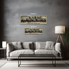 Lunch Atop the Rafters Wall Print