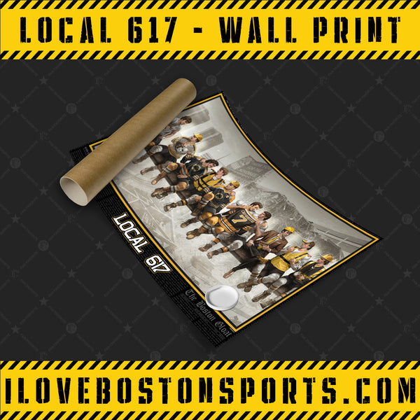 Local 617 Wall Print (Hockey)