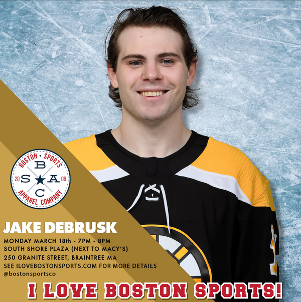 Jake DeBrusk Autograph Signing 3/18/2024
