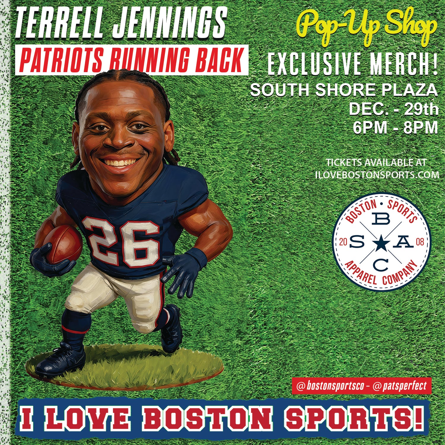 POP UP SHOP feat. Terrell Jennings