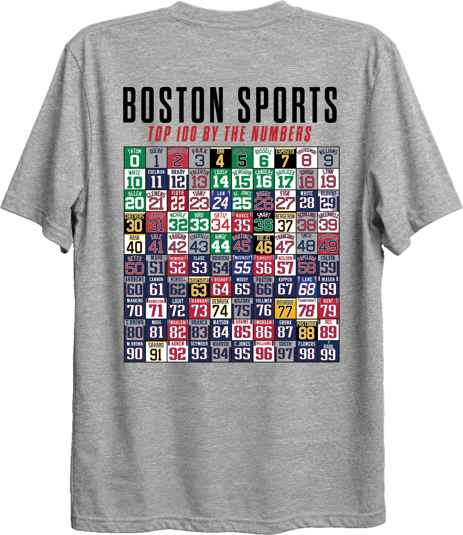 Boston Sports Top 100 T-Shirt
