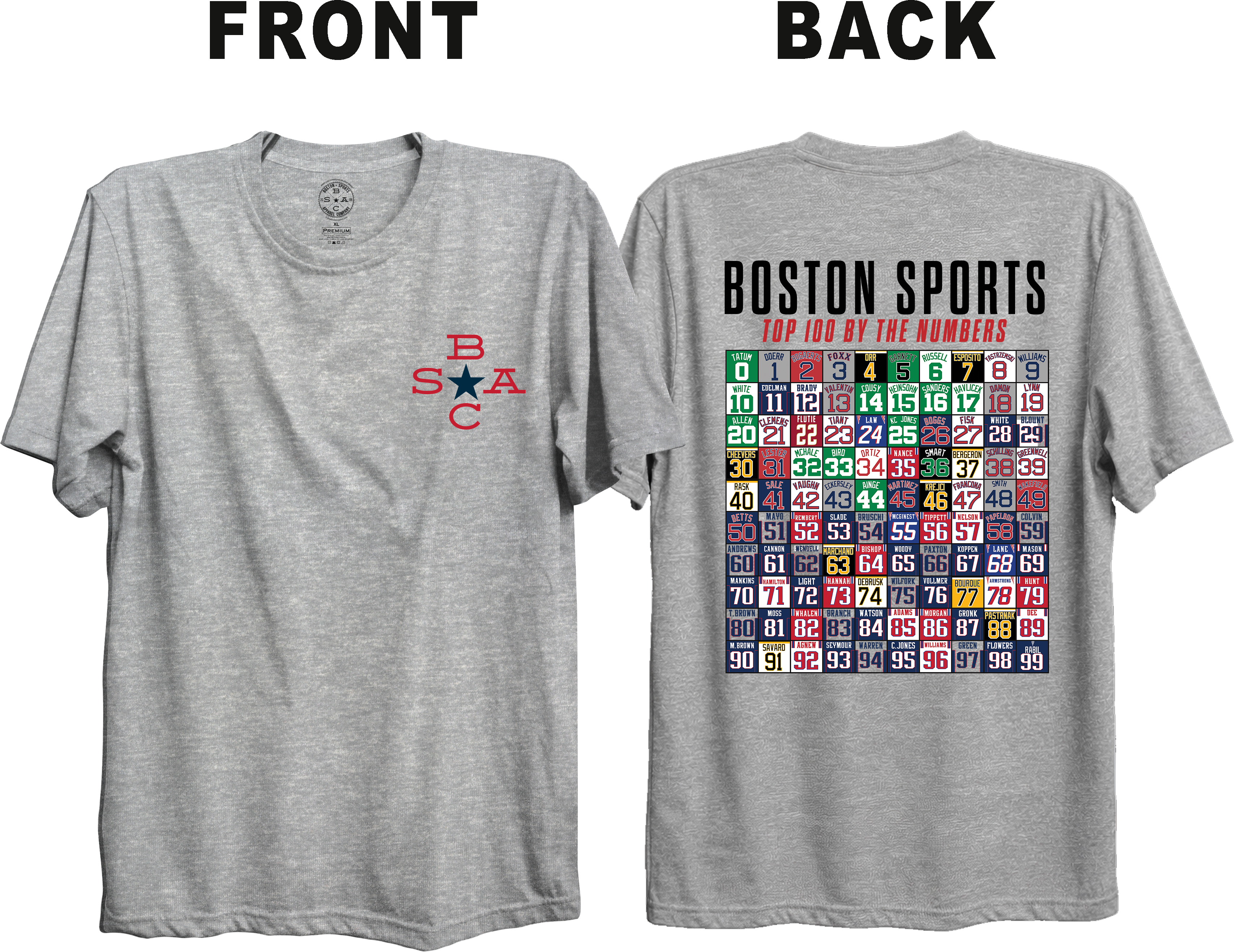 Boston Sports Top 100 T-Shirt