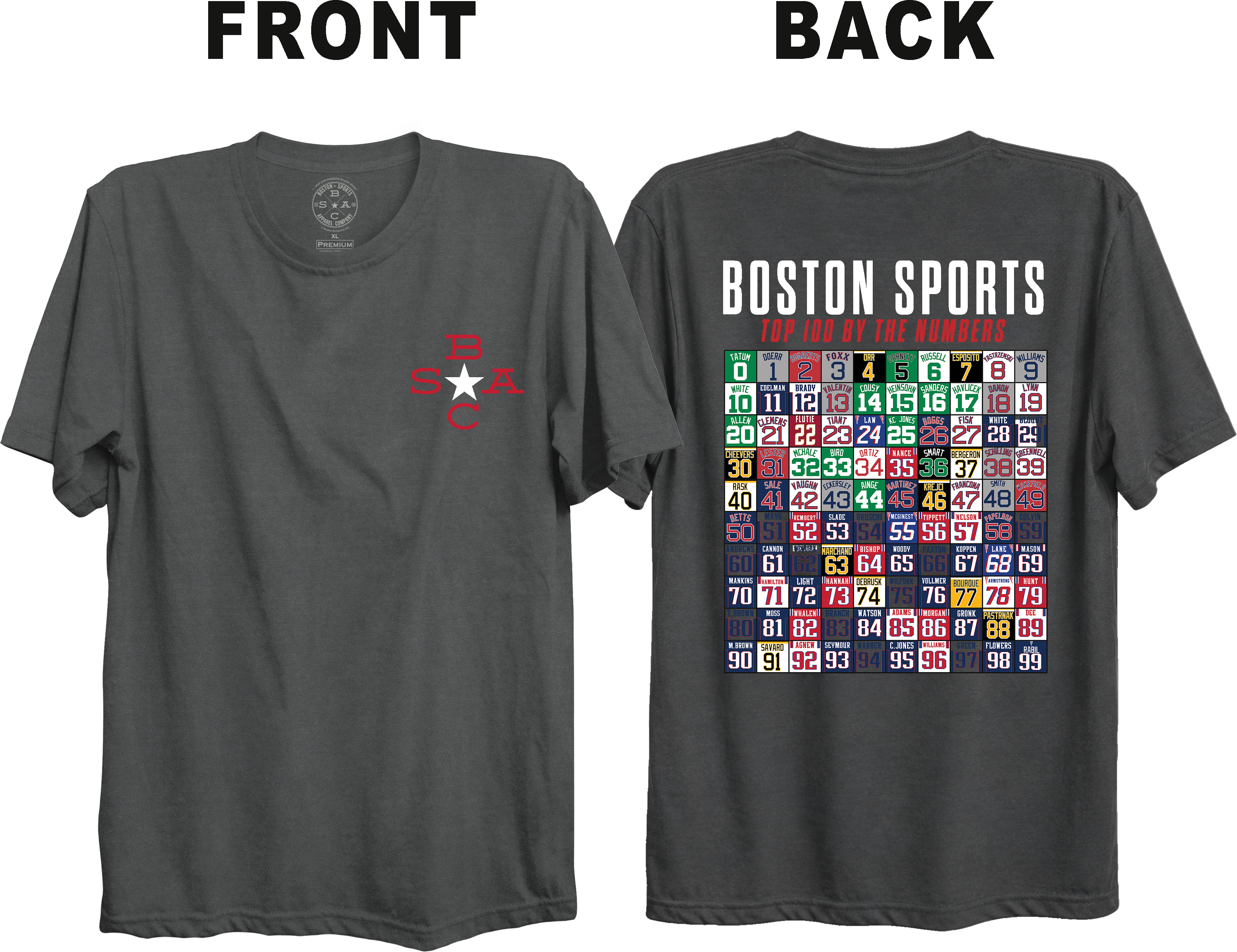 Boston Sports Top 100 T-Shirt