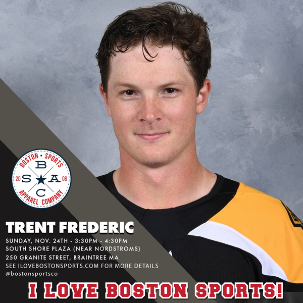 Trent Frederic Autograph Signing 11/24/2024