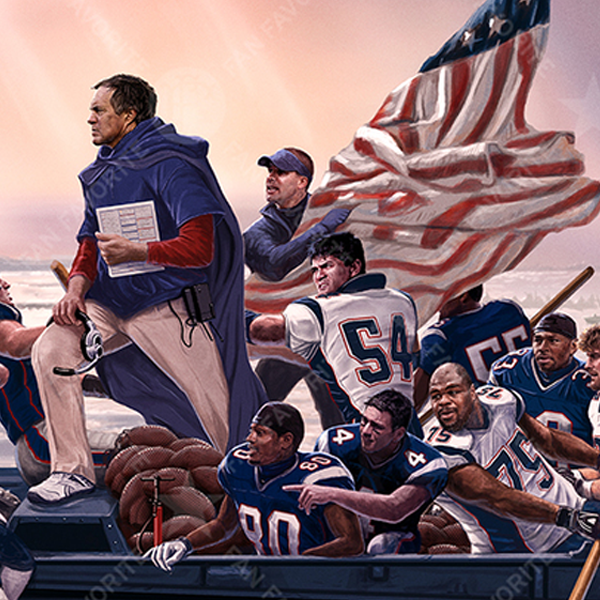 Crossing The Charles Wall Print