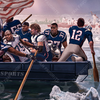 Crossing The Charles Wall Print
