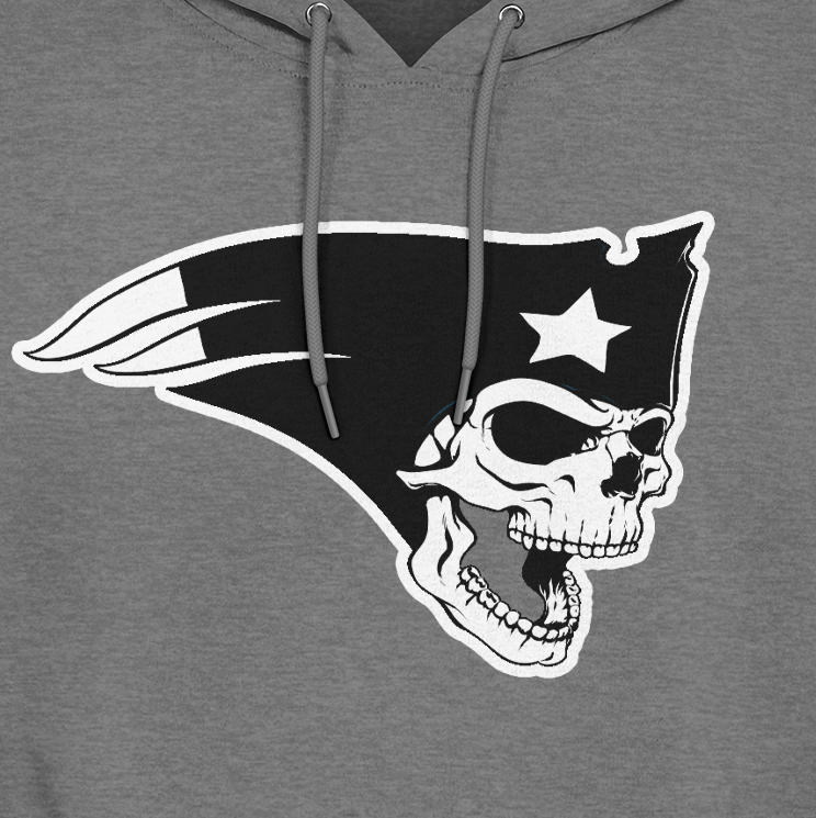 Grey Skull Hoodie