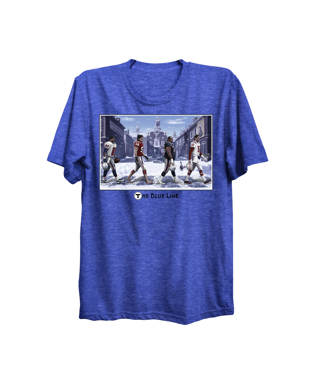 Blue Line Retro T-Shirt