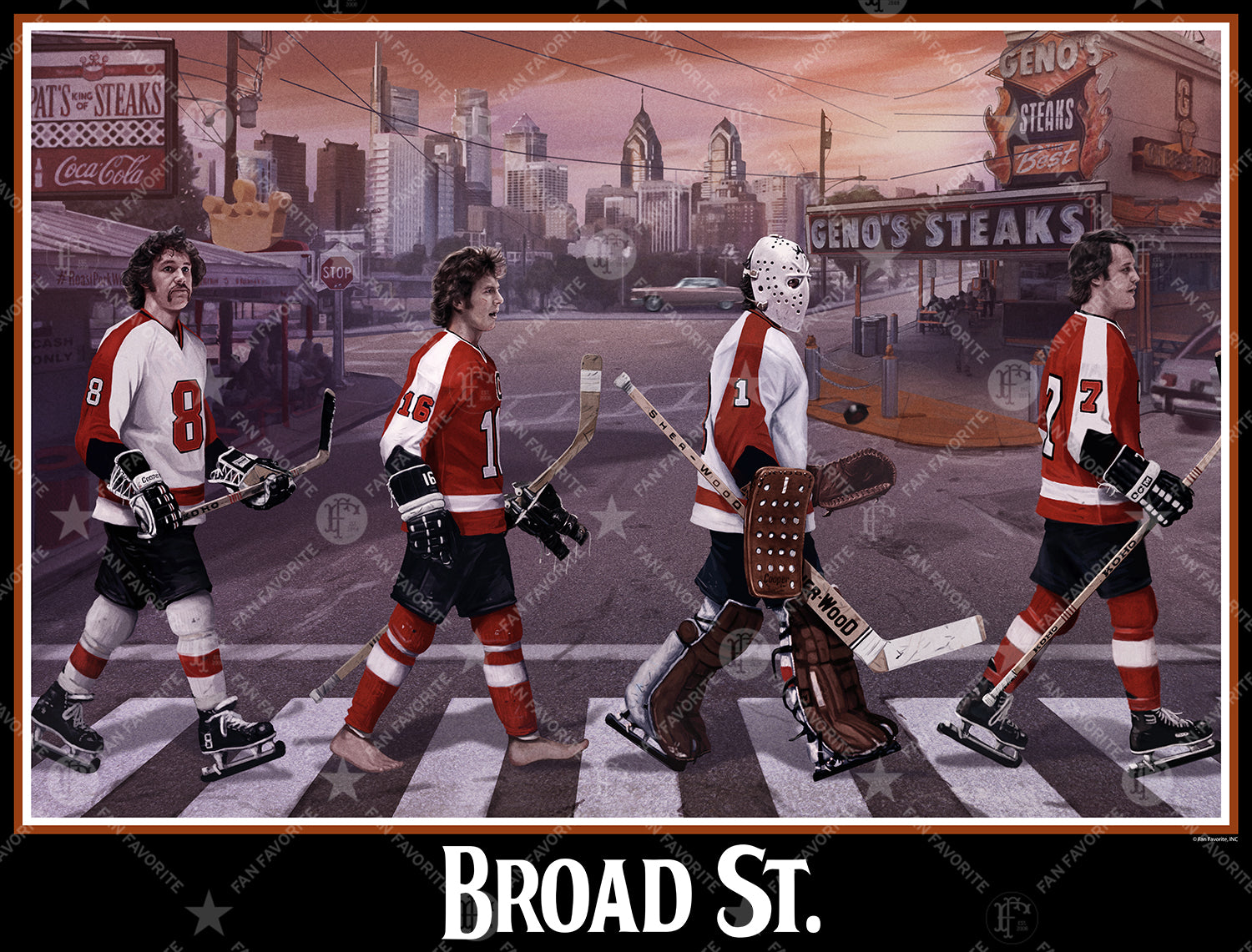 Broad Street (Hockey) Wall Print