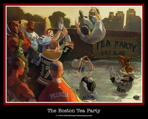 The Boston Tea Party Wall Banner