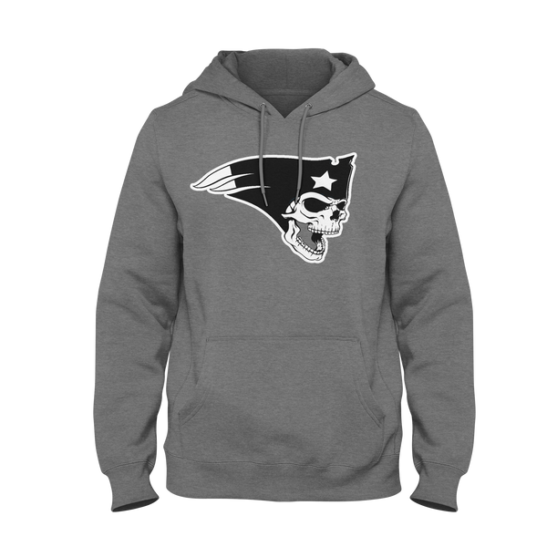 Grey Skull Hoodie