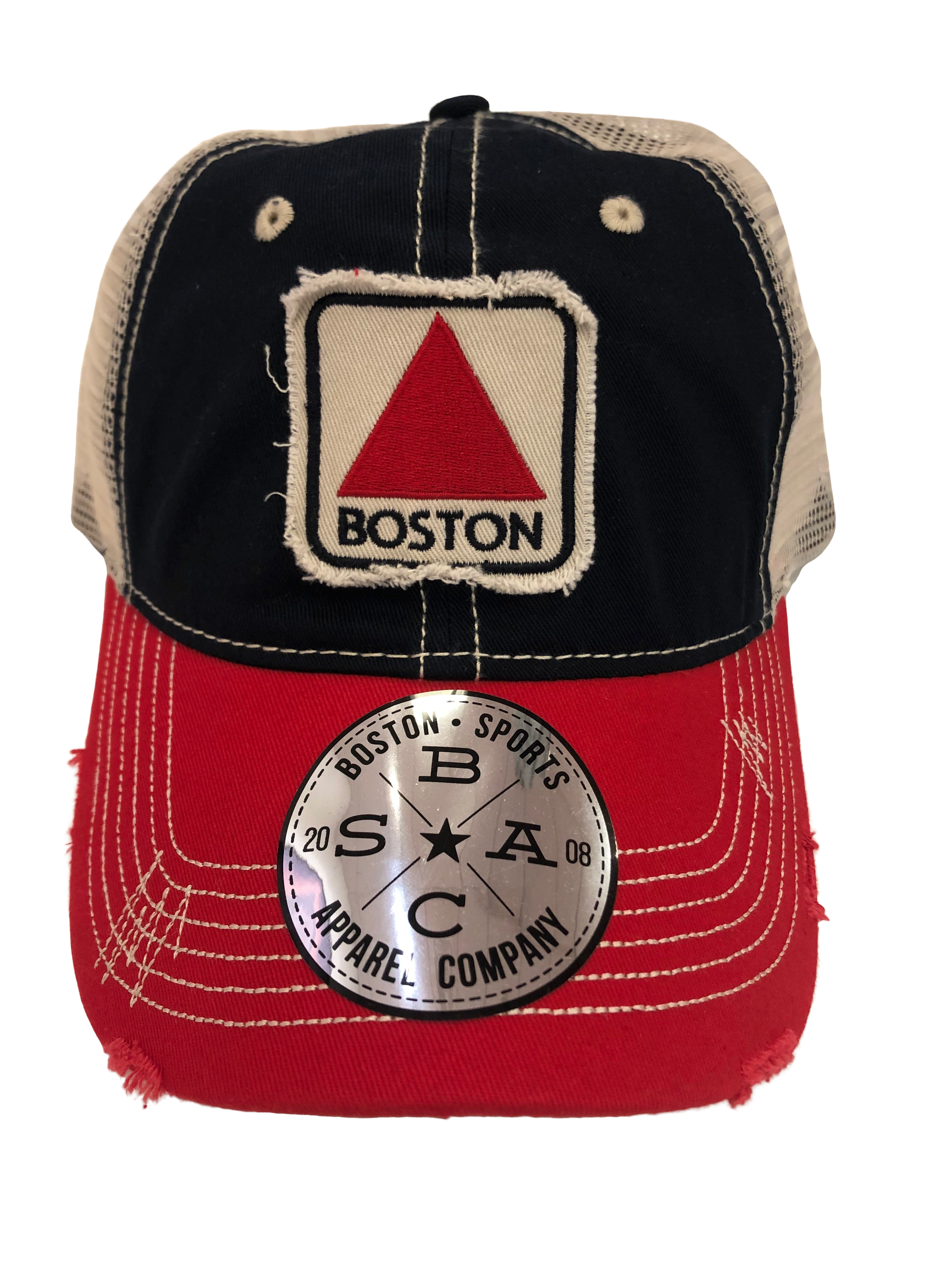 Boston Landmark Classic Red/Navy Trucker Hat