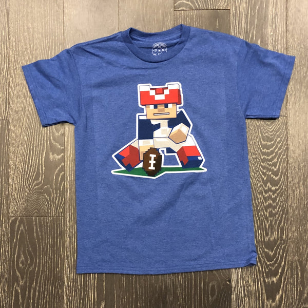 Minecraft Boys T-Shirt - Adventure Mode Design With Steve & Alex Graphics