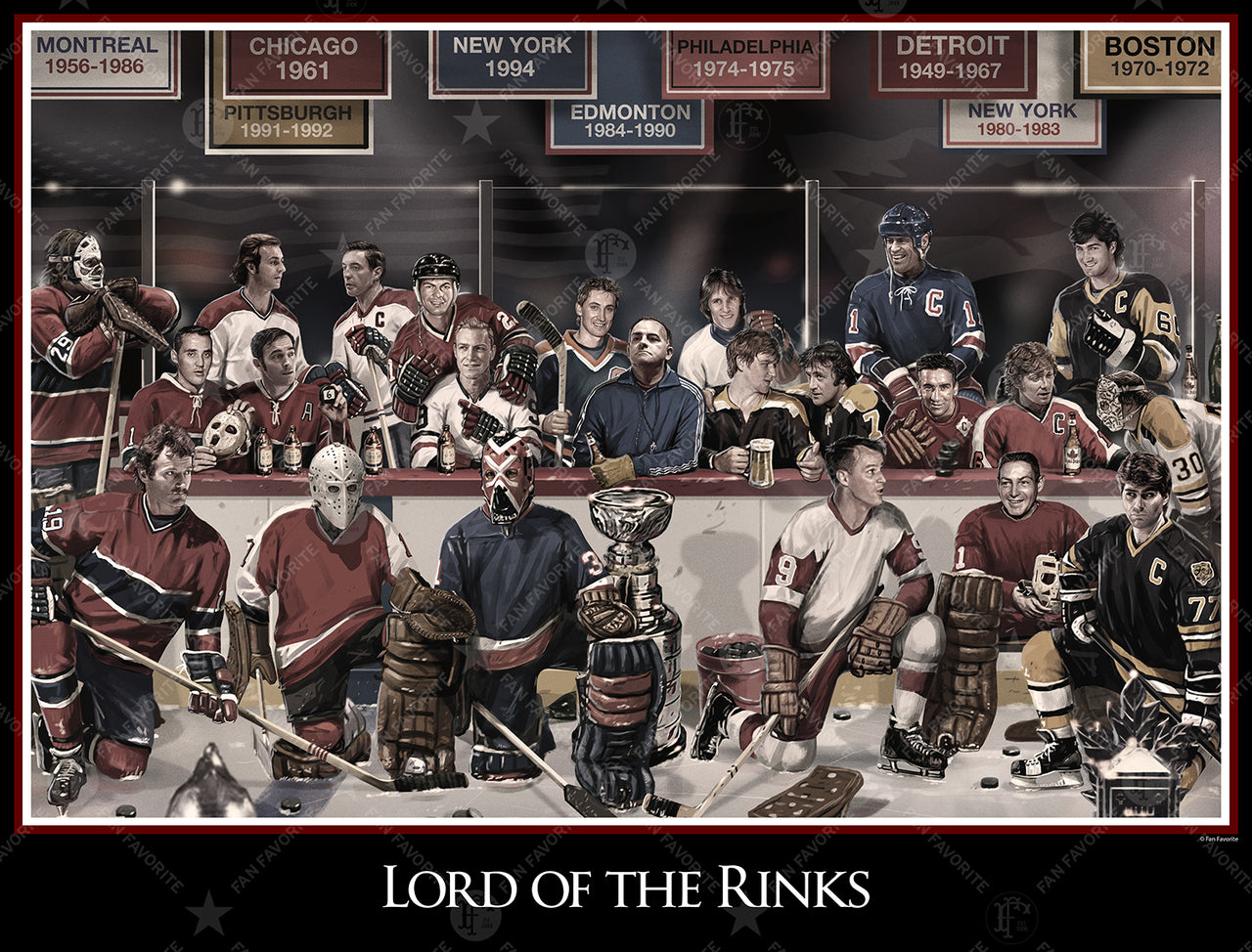 Lord Of The Rinks 16 X 20 Wall Print