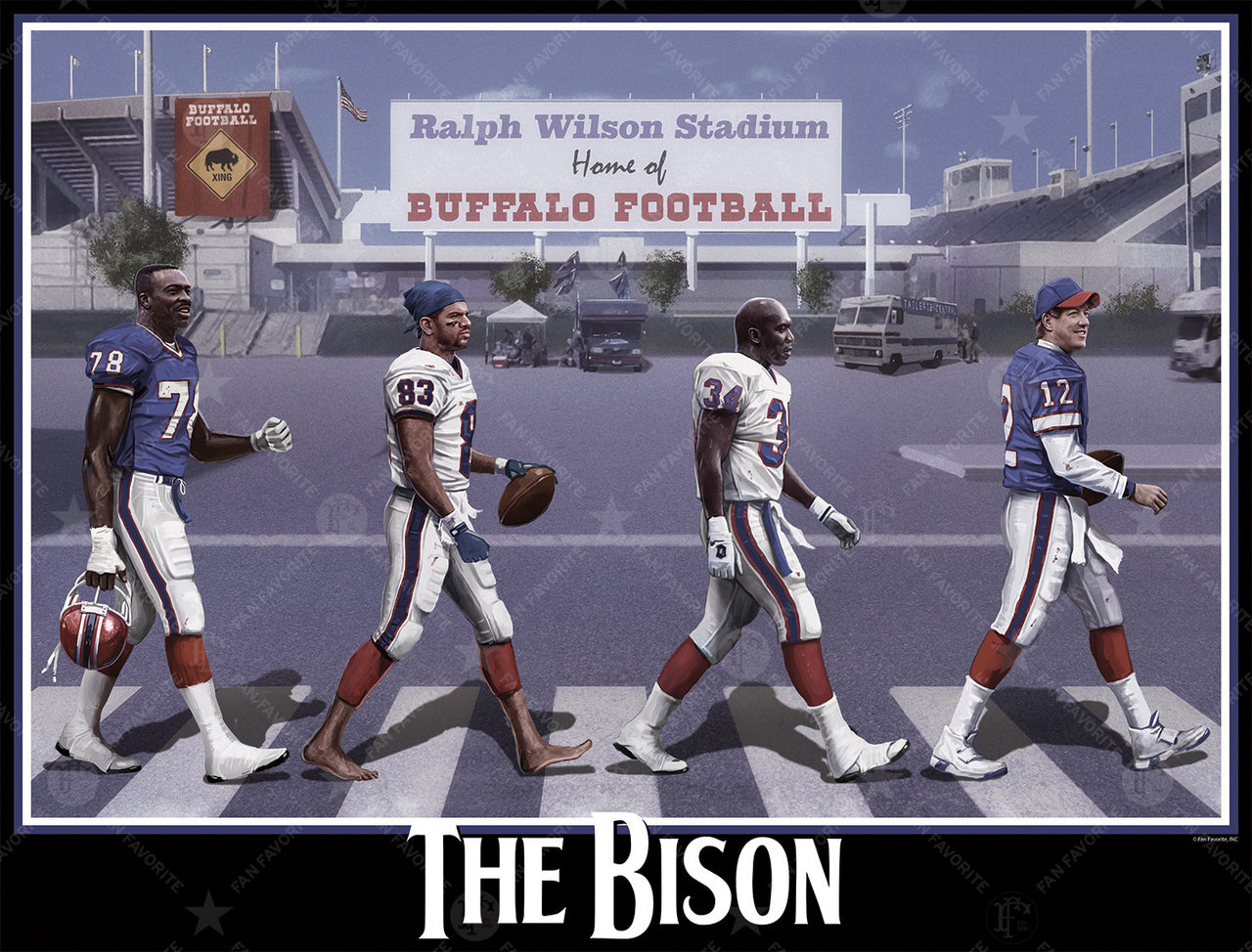 The Bison Wall Print