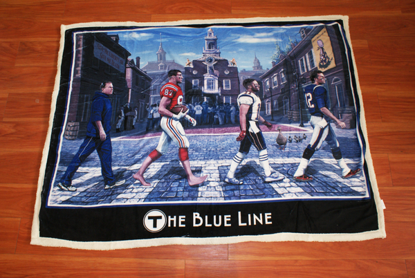 Blue Line Blanket