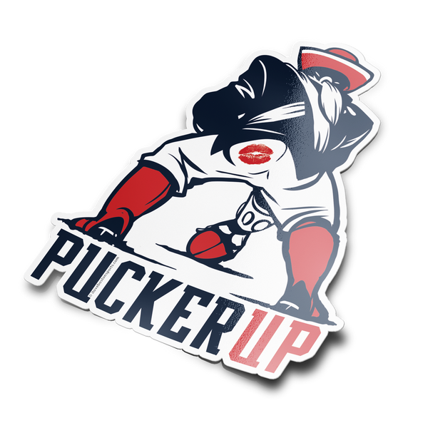 Pucker Up Sticker