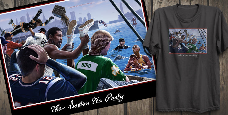 Boston Tea Party Retro T-Shirt